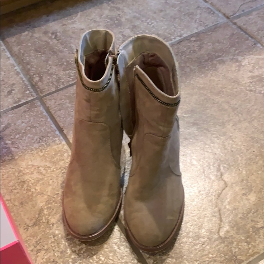 Tan Booties